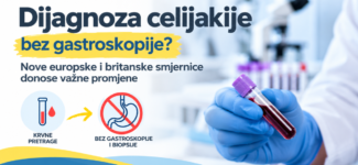 Dijagnoza celijakije bez gastroskopije – nove europske i britanske smjernice za dijagnostiku celijakije
