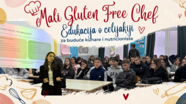 Edukacija o celijakiji za buduće kuhare i nutricioniste – projekt Mali Gluten Free Chef